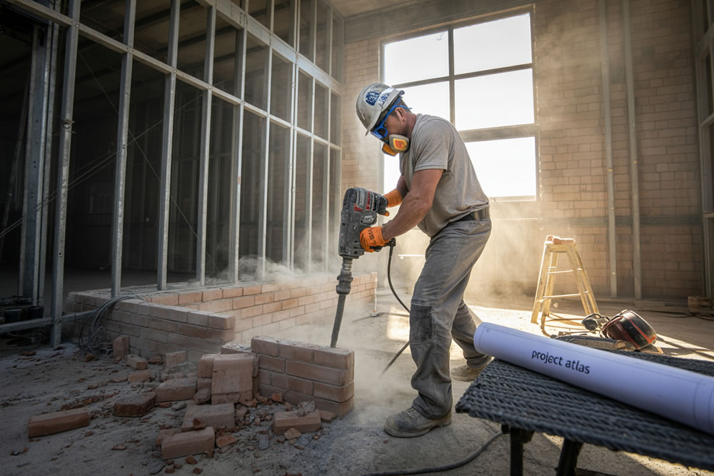como realizar a lubrificação do martelo demolidor